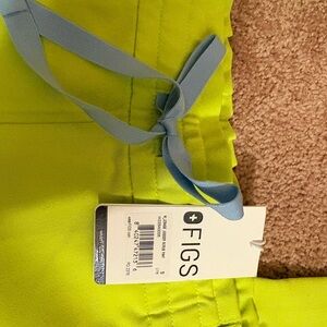 Figs NEON Green Scrub Pants